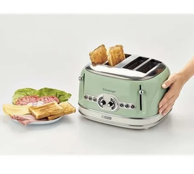 Τοστιέρα Vintage 156 4 Θέσεων Πράσινη - 00C015604AR0 - ARIETE