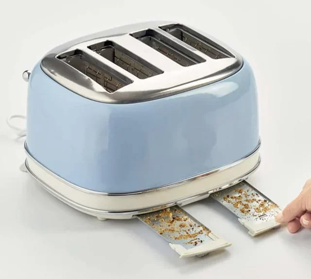 Brödrost - Vintage 156 4 skivor Blå - 00C015604AR0 - ARIETE