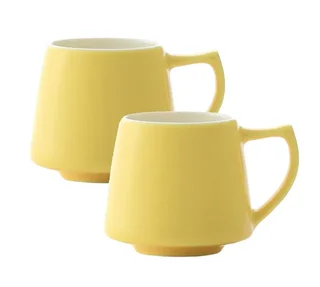 Aroma Cup Yellow Set of 2 - ORIGAMI