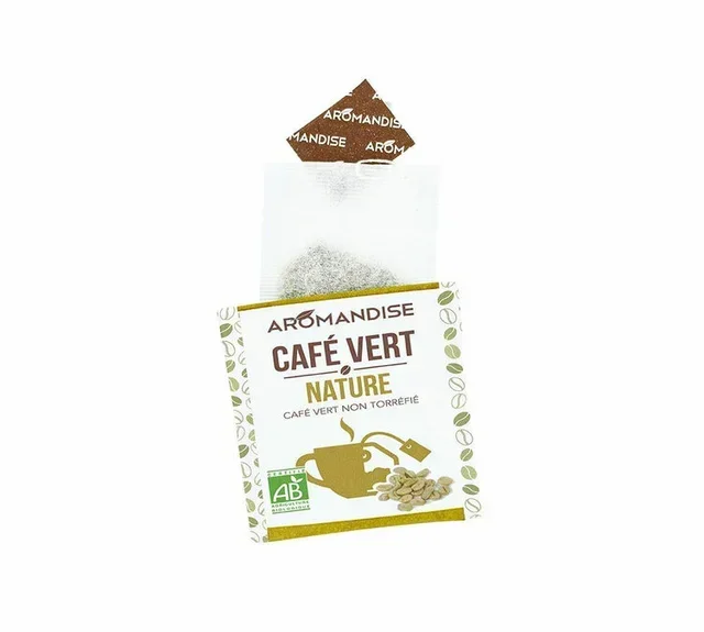 AROMANDISE Luomu Vihreä Kahvi – 18 pussia