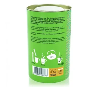 AROMANDISE Biologische Matcha Groene Thee - 25 Instant Sticks