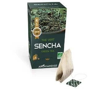 Luomu Sencha Vihreä Tee – 18 pussia | AROMANDISE