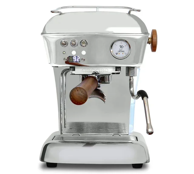 ASCASO Dream PID Espresso Machine polished aluminum