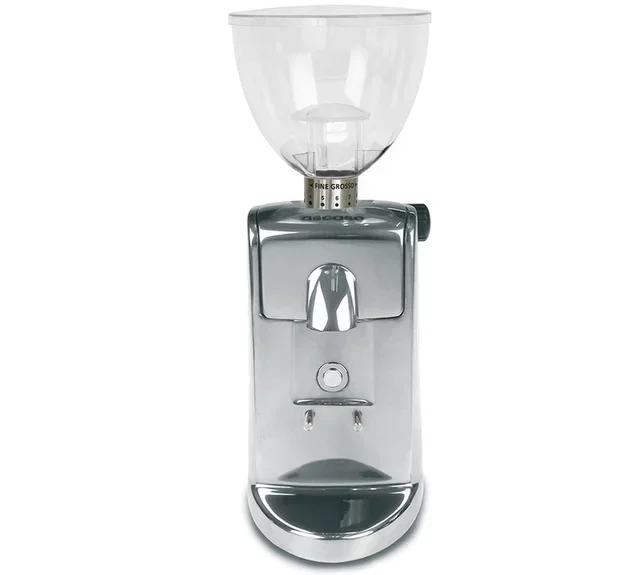 ASCASO I Mini i.1 Polished Aluminum Espresso Grinder with Built-in Timer