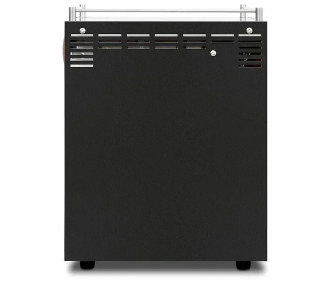 ASCASO Steel Uno PID espressokone mustana puuviimeistelyllä