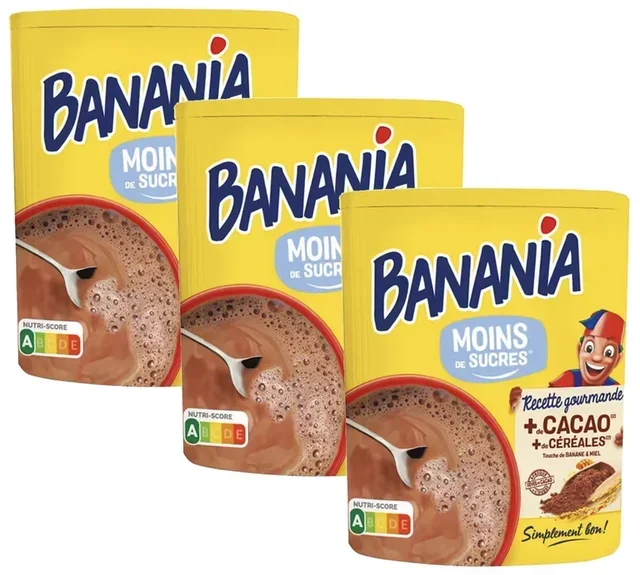 Banania Kakaopulver - Fördelspaket 3 x 380 g