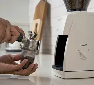 BARATZA Encore ESP white electric coffee grinder