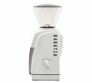 Бяла електрическа кафемелачка BARATZA Encore