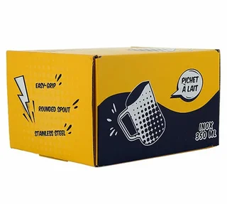 Brocca latte BARISTATOR 35 cl acciaio inox per baristi professionisti