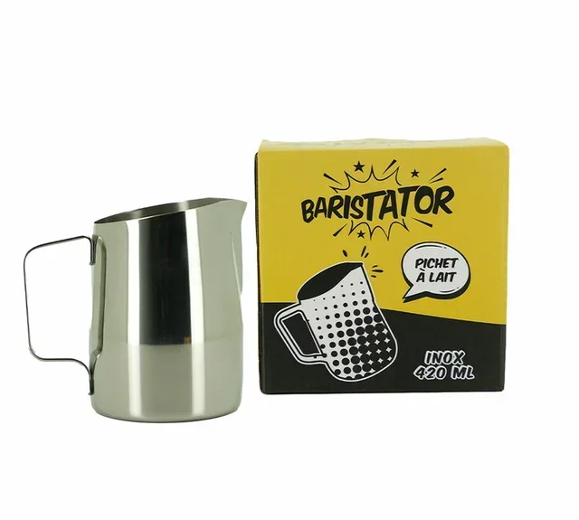 BARISTATOR Edelstahl-Milchkännchen 42 cl