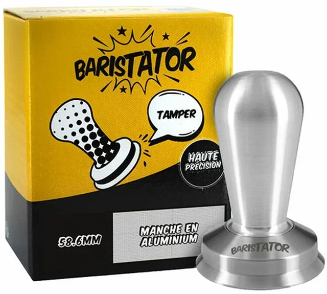 BARISTATOR 58.6mm Aluminium Tamper – Kampioensprecisie