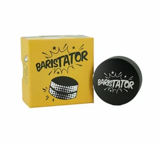 Pack Barista BARISTATOR : tamper, répartiteur, pichet à lait inox, tapis de tassage + 250 g café en grain