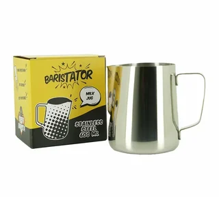BARISTATOR Milk Pitcher 60 cl Stainless Steel for Latte Art