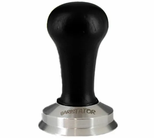BARISTATOR Professional Coffee Tamper 58.6mm Black Wood Handle