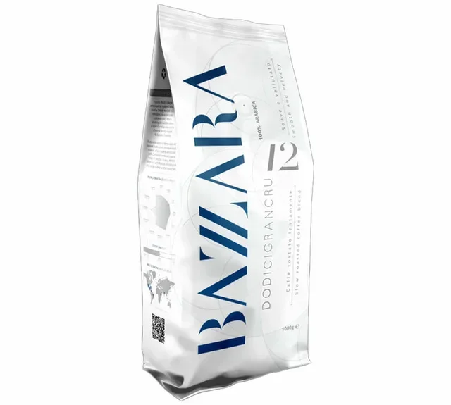 Bazzara Dodicigrancru 1 Kg - Zrna kave grand cru 100% Arabica