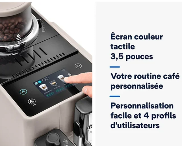 Helautomatisk Kaffemaskin DELONGHI Rivelia - FEB 4455.BG Sandbeige (Latte)
