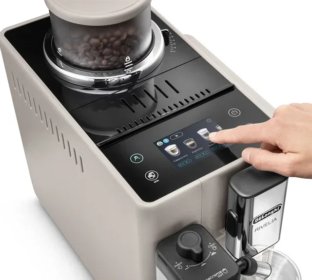 Helautomatisk Kaffemaskin DELONGHI Rivelia - FEB 4455.BG Sandbeige (Latte)