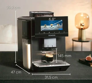 Macchina Caffè Automatica SIEMENS EQ900+ TQ905RZ5 Dark Inox