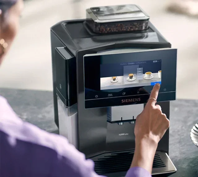 Macchina Caffè Automatica SIEMENS EQ900+ TQ905RZ5 Dark Inox