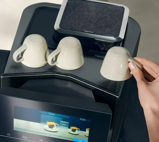 Macchina Caffè Automatica SIEMENS EQ900+ TQ905RZ5 Dark Inox