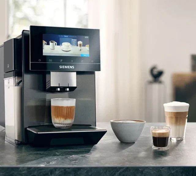 Macchina Caffè Automatica SIEMENS EQ900+ TQ905RZ5 Dark Inox