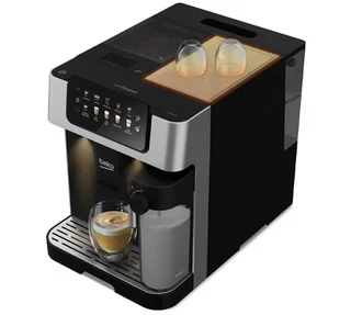 BEKO Latte Bean-to-Cup Coffee Machine CEG7304X Black/Grey