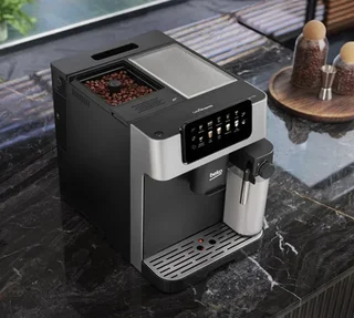BEKO Latte Bean-to-Cup Coffee Machine CEG7304X Black/Grey