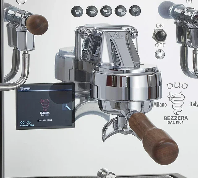 Macchina Caffè BEZZERA Duo DE Acciaio Inox Nero