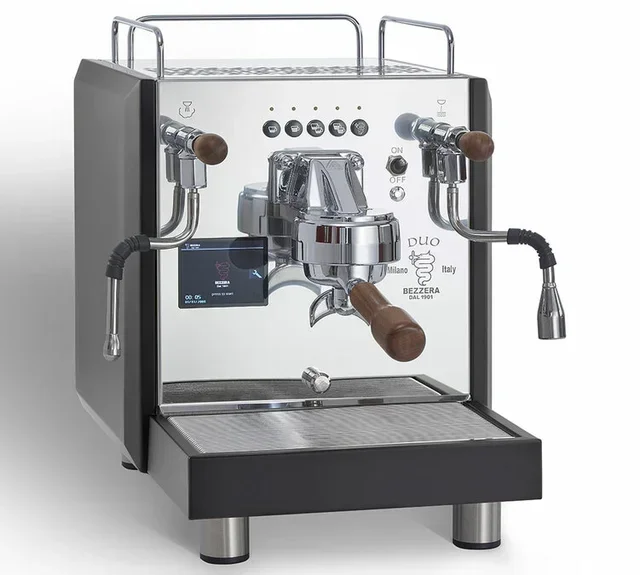 Macchina Caffè BEZZERA Duo DE Acciaio Inox Nero