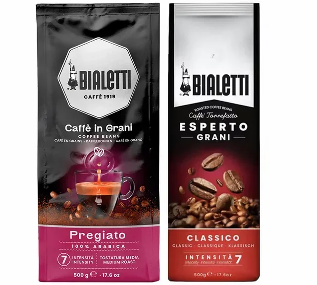 Bundle 2 x 500 g Caffè in Grani Esperto Classico &amp; Pregiato - BIALETTI