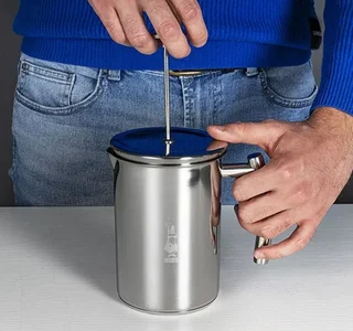 Mousseur à lait 33cl en acier inoxydable - Bialetti