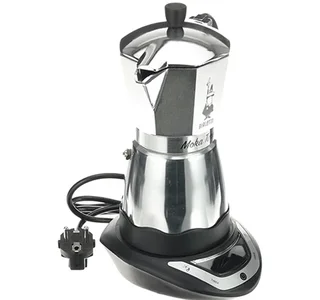 BIALETTI Electric Italian Coffee Maker - Moka Timer - 6 Cups / 30 cl