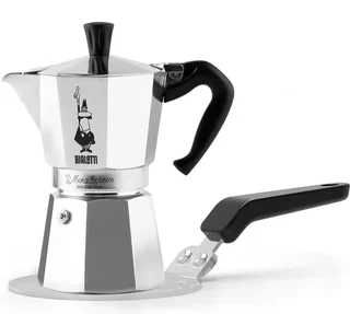 Bialetti Moka Express 6 filiżanek + Adapter indukcyjny – 30 cl