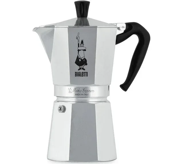 BIALETTI Moka Express - Italian Stovetop Coffee Maker - 9 Cups / 45 cl