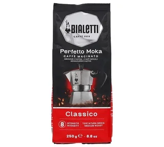 Bialetti Perfetto Moka Classico Ground Coffee 250g - Professional