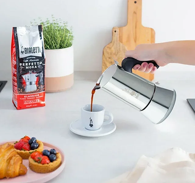 Bialetti Venus Moka – 4 Kupille (20cl) – Ruostumaton Teräs