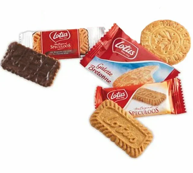 Distributore Biscoff Lotus - Assortimento 3 Varietà, 210 Biscotti