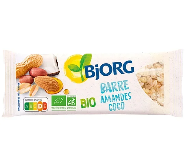 BJORG Organic Almond Coconut Cereal Bar - 30 x 25g