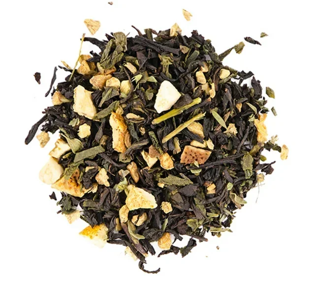 Svart och Grönt Te Delikatess från Syrakusa Nina Métayer - Lösvikt 100 g - FRANSKT TEHUS