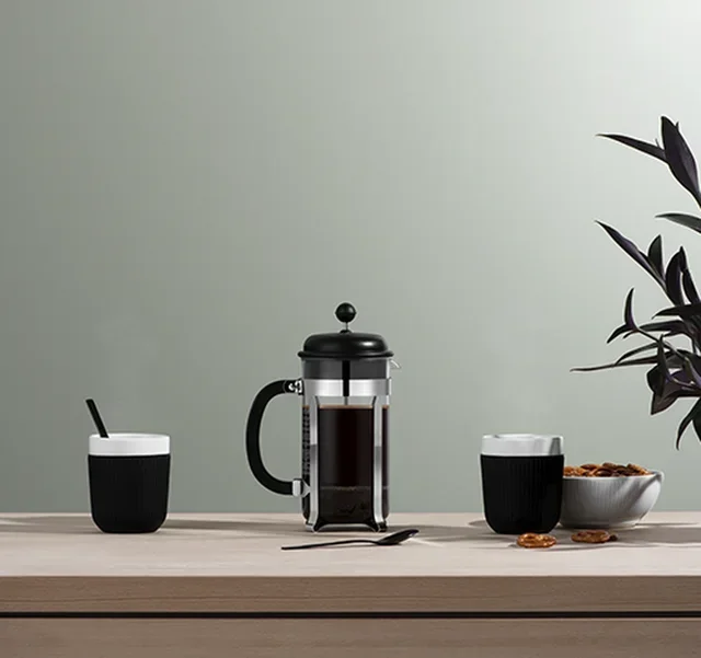 Bodum Caffettiera Francuska Presa – Crna, 1L (8 Šoljica)