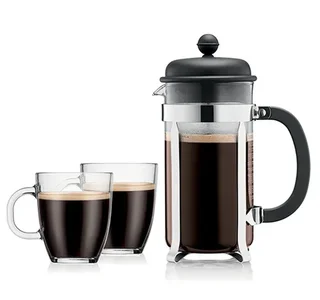 Bodum Caffettiera Francuska Presa – Crna, 1L (8 Šoljica)