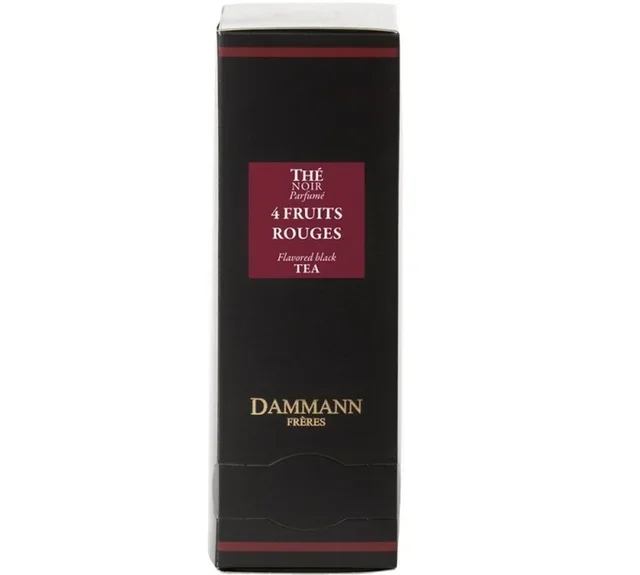 Té Negro 4 Frutos Rojos - 24 bolsitas - DAMMANN FRÈRES
