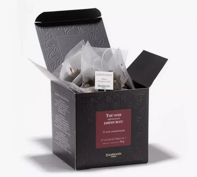 Musta Tee Sininen Puutarha - 25 pussia - DAMMANN FRÈRES