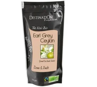 Svart Te Earl Grey Ceylon N°6 Ekologisk &amp; Rättvisemärkt - Lösvikt 100 g - DESTINATION