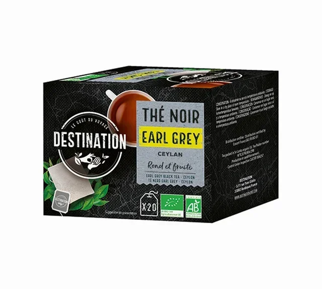 Fekete Tea Earl Grey Bio - 20 filter - DESTINATION