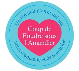 Black Tea Love at First Sight under the Almond Tree - Loose Leaf 100g - COMPTOIR FRANÇAIS DU THÉ
