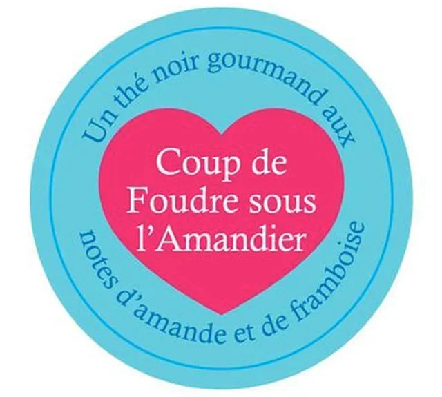Black Tea Love at First Sight under the Almond Tree - Loose Leaf 100g - COMPTOIR FRANÇAIS DU THÉ