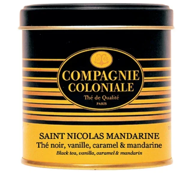 Scatola Tè Nero St Nicolas Mandarino - Foglie 100 g - COMPAGNIE &amp; CO