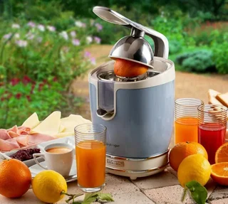 Spremiagrumi a leva, colore blu - ARIETE