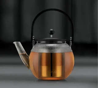 Bodum French Press 1L - Edelstahl &amp; Glas mit Griff